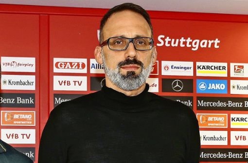 Erster Auftritt als VfB-Trainer: Pellegrino Matarazzo Foto: Baumann