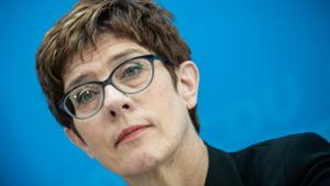 In der Kritik: Annegret Kramp-Karrenbauer wird vom CDU-Ortsverband Remseck für das schlechte Abschneiden bei der Kommunalwahl mitverantwortlich gemacht. Foto: dpa