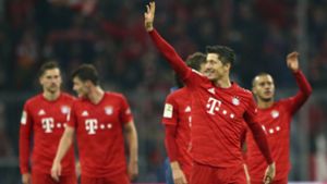 Traf zwei Mal: Bayern-Star Robert Lewandowski. Foto: AP/Matthias Schrader