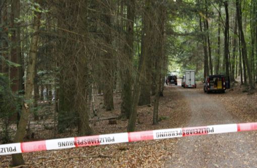In einem Waldstück bei Pforzheim ist eine Leiche gefunden worden. Wer die Person ist, muss noch ermittelt werden. Foto: SDMG