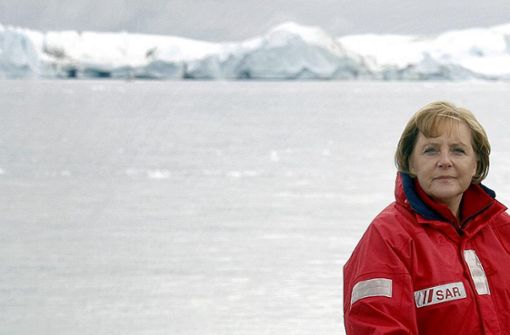 Angela Merkel 2007 in Grönland – zwölf Jahre später will sie wieder Klimakanzlerin werden Foto: dpa
