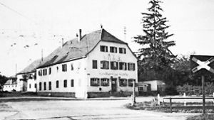 Auf Fotos aus dem Jahr 1942 ist das Wirtshaus sofort erkennbar. Foto: Stadtarchiv Stuttgart
