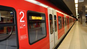 Die S-Bahn-Linie S5 verkehrt am Wochenende überhaupt nicht. Foto: Jacqueline Fritsch