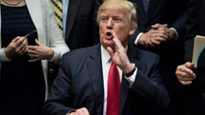 US-Präsident Donald Trump will die Steuern massiv senken. Foto: AFP
