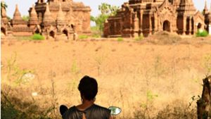 Mit dem Moped zur Königsstadt: Mirella Alberti hat auch die historische Stätte Bagan in Myanmar besucht. Foto: privat