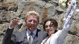 Ein Bild aus vergangenen Tagen: Boris und Lilly Becker frisch vermählt. Foto: dpa