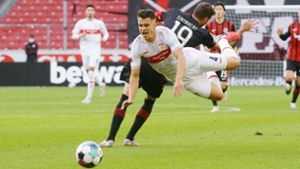 Marc Oliver Kempf vom VfB Stuttgart im Einsatz gegen Eintracht Frankfurt. Foto: Pressefoto Baumann/Hansjürgen Britsch