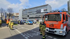 Im Milaneo ist es im Bereich der Anlieferung zu einem Brand gekommen. Foto: Andreas Rosar/Fotoagentur Stuttgart