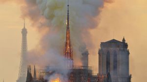 Bei dem Großbrand wurde Teile der Kathedrale zerstört. Foto: AP