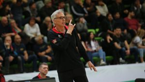 Trainer Gordon Herbert wollte der Niederlage nicht zu große Bedeutung beimessen. Foto: Matthias Stickel/dpa