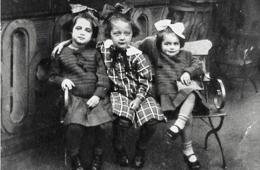 Kinder der Familie Schmieg auf dem Bänkle im Alten Schloss 1925. Foto: privat