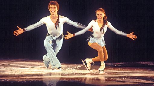 Leo Azzola und Claudia Massari im Jahr 1982 bei der Eisgala. Foto: imago/Pressefoto Baumann