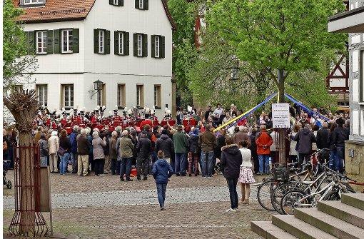 Das Maibaumfest eröffnet in Hemmingen die Saison der Feiern. Foto: factum/Bach