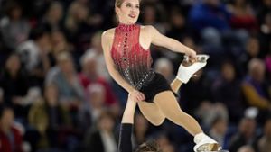 Die Eiskunstläuferin Jekaterina Alexandrowskaja stirbt in Moskau. Foto: AFP/GEOFF ROBINS