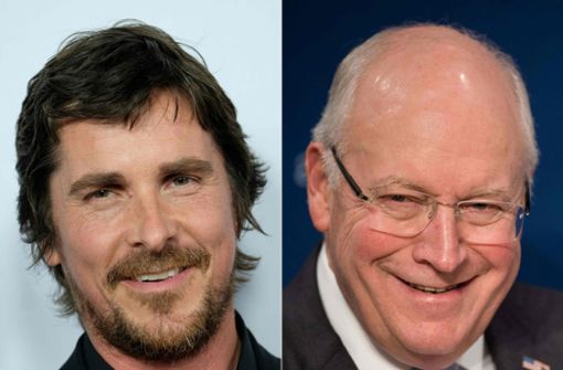 Ausgerechnet Christian Bale (l.) soll den ehemaligen Vize-Präsidenten Dick Cheney (r.) verkörpern? Offenbar die richtige Wahl. Foto: AFP