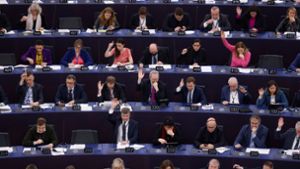Die Gesetzgeber der Europäischen Union stimmen über ein Gesetz zur künstlichen Intelligenz ab. Das EU-Parlament gibt grünes Licht für schärfere Regeln für Künstliche Intelligenz. Foto: Jean-Francois Badias/AP/dpa
