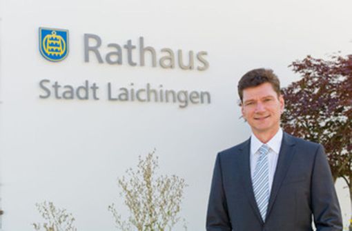 Der Laichinger Bürgermeister Klaus Kaufmann wagt keine Prognose für Sonntag. Foto: privat