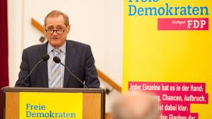 Kreischef Armin Serwani verkündet: Die FDP hat keinen eigenen Kandidaten für die Stuttgarter OB-Wahl (Archivbild). Foto: Lichtgut - Oliver Willikonsky