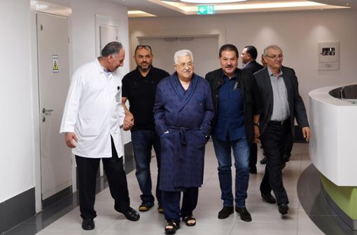 Nach seinem Krankenhausaufenthalt kann Mahmud Abbas die Klinik wieder verlassen. Foto: dpa