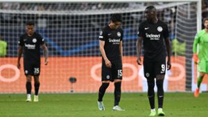Eintracht Frankfurt hat bei der Premiere in der Champions League 0:3 gegen Sporting Lissabon verloren. Foto: dpa/Arne Dedert