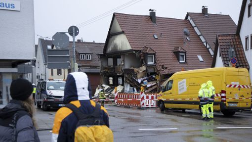 Gasexplosion in Stuttgart-Vaihingen: Im Januar krachte es an der Katzenbachstraße, eine Wand des betroffenen Gebäudes stürzte ein. Foto: Lichtgut/Leif Piechowski
