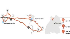 Die Tour kann in Häfnerhaslach oder am Füllmenbacher Hof gestartet werden. Foto: NWE