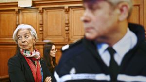 Bleibt trotz des Schuldspruchs in Paris straffrei: IWF-Chefin Christine Lagarde Foto: AFP