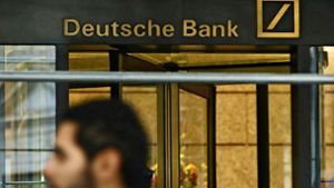 Die Deutsche Bank   hat lange am Kunden Donald Trump fest gehalten. Foto: AFP