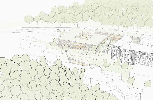 So können sich die Architekten die Erweiterung der Schule vorstellen. Foto: Birk Heilmeyer und Frenzel Architekten