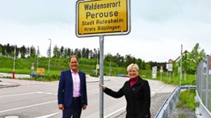 Bürgermeisterin Susanne Widmaier und    Erster Beigeordneter  Martin Killinger  sind sich bei der Wahlrechts-Änderung     einig. Foto: privat