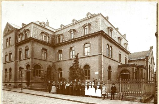 Das Haus in der Gartenstraße 17, das Christliches Hospiz und „Herberge zur Heimat“ unter einem Dach vereinte, um das Jahr 1910. Foto: Stadtarchiv Ludwigsburg