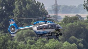 Bei der Fahndung kam auch ein Polizeihubschrauber zum Einsatz. (Symbolbild) Foto: Archiv/Airbus Helicopters