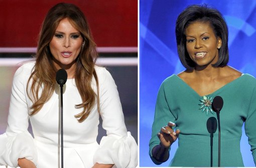 Hat Melania Trump Teile der Rede von Michelle Obama übernommen? Foto: EPA
