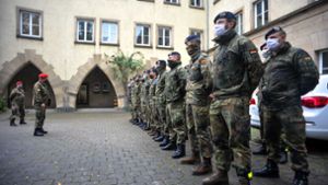 Einsatz im Gesundheitsamt: Die Stadt wird einen zweiten Antrag auf Amtshilfe bei der Bundeswehr stellen. Foto: Lichtgut/Max Kovalenko