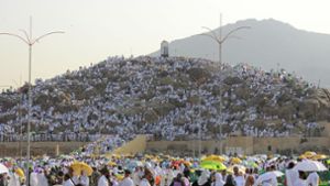 Millionen Muslime pilgern im Zuge des Hadsch in Mekka zum Berg Arafat. Foto: SPA