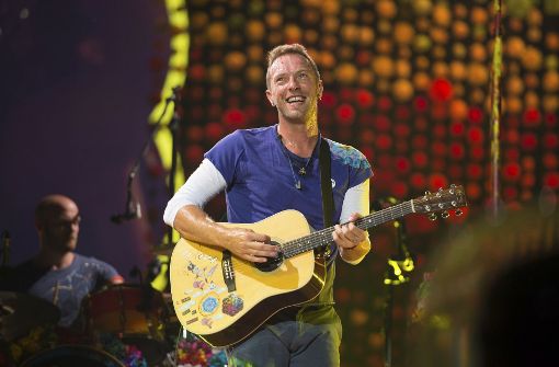 Stets gut gelaunt: der Coldplay-Sänger Chris Martin Foto: AP