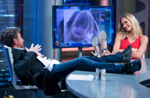 Bar Refaeli ganz entspannt: In der spanischen TV-Show El Hormiguero plauderte das Topmodel aus ihrem Leben und bewies Spontanität. Foto: Getty Images Europe