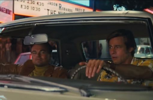 Leonardo DiCaprio (li.) und Brad Pitt im Trailer zum neuen Tarantino-Film Foto: Sony