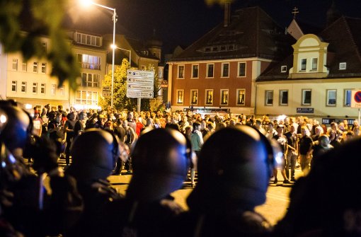 Rechte Fremdenfeinden gegen Flüchtlinge: In dieser Woche musste die Polizei in Bautzen zu einem Einsatz ausrücken. Foto:  