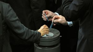 Namentliche Abstimmungen im Bundestag finden wegen der Ansteckungsgefahr in dieser Sitzungswoche nicht statt. Foto: dpa/Tim Brakemeier