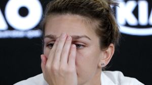 Nach ihrer Niederlage bei den Australian Open musste sich Simona Halep im Krankenhaus behandeln lassen. Foto: AP