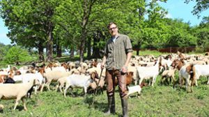 Tibor Wodetzky lebt seinen persönlichen Traum vom Selfmade-Landwirt. Seit 2016 betreibt er Zucht und Landschaftspflege professionell. Foto: Caroline Holowiecki