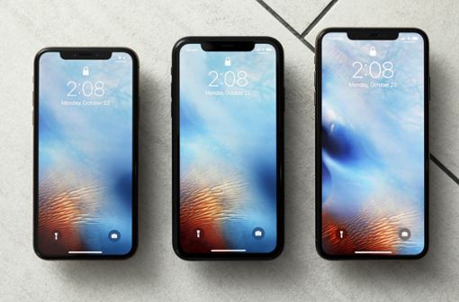 Das neue iPhone soll es in drei Versionen geben: zwei mit OLED- und eins mit LCD-Display. Foto: AP
