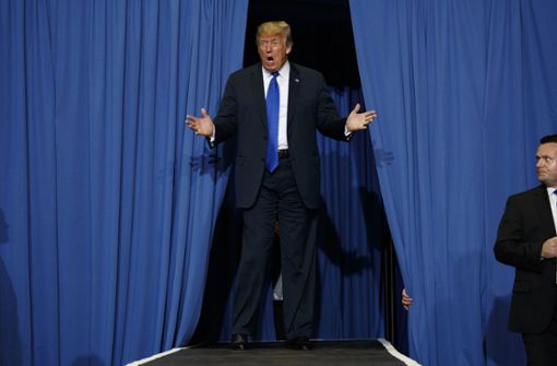 Donald Trump wird bei seinen Auftritten auch 2019 für Unruhe sorgen. Foto: AP