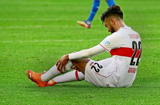 Nicolas Gonzalez verletzt sich in Sinsheim am Knie – und muss zwei Wochen pausieren. Foto: Baumann