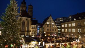 Der Stuttgarter Weihnachtsmarkt im vergangenen Jahr: Die Terrorgefahr ist nach wie vor abstrakt hoch. Foto: dpa