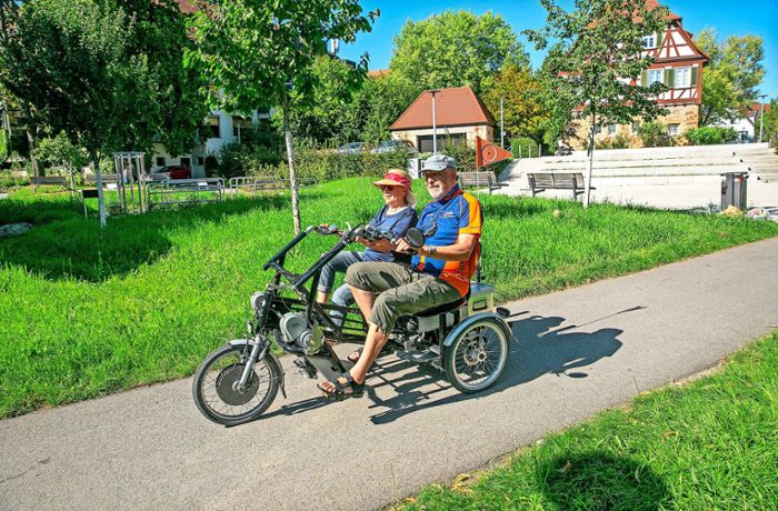 Fahrradclub Ostfildern macht Teilhabe möglich: Inklusion mit dem Paralleltandem