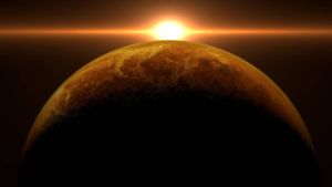 Über dem Planeten Venus geht die Sonne auf. Foto: Imago/UIG