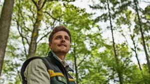 Empfindet den Wald als Wohltat: Stuttgarts Waldpädagoge Benjamin Schuldt. Foto: Lg/Piechowski