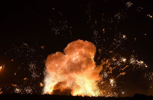 In der Ukraine ist es zu einem schweren Brand gekommen. Foto: AFP